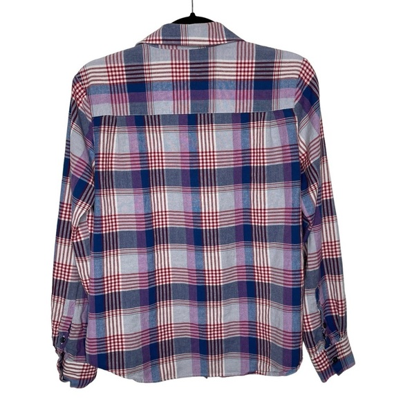 Pendleton Women Seaside Plaid Button Down Shirt Medium - Picture 4 of 12